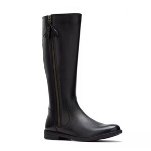 Hush Puppies Jaylin Wide Calf Boots black size 8